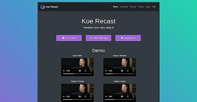 Koe Recast - Tool thumbnail