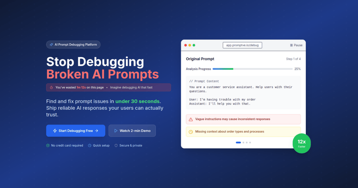 Promptve.io - Tool thumbnail