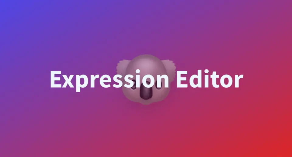 Expression Editor - a Hugging Face Space by fffiloni - Tool thumbnail