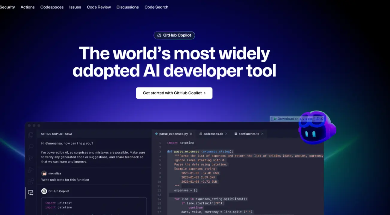 GitHub Copilot - Tool thumbnail