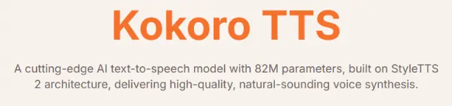 Kokoro TTS - Tool thumbnail