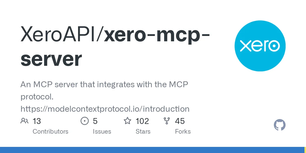 Xero MCP Server - Tool thumbnail