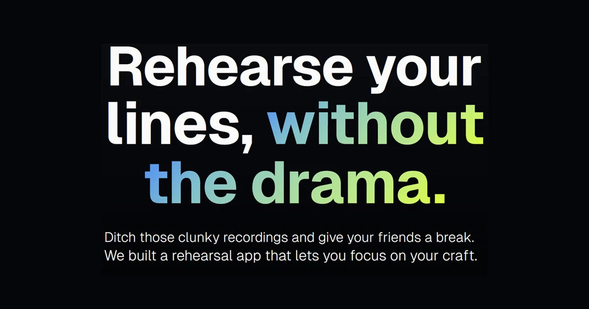 RehearseNow - Tool thumbnail