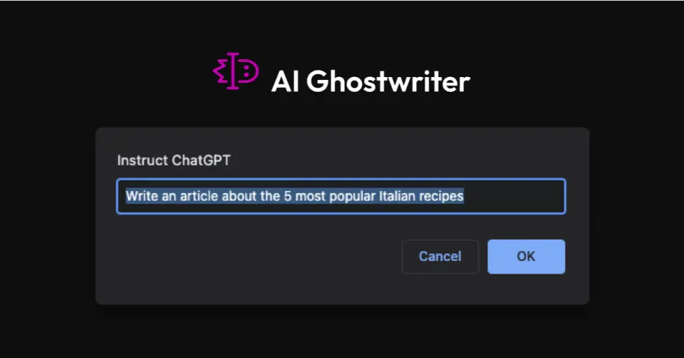 AI Ghostwriter - Tool thumbnail