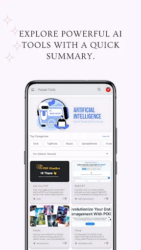 Future Tools App Screenshot 1