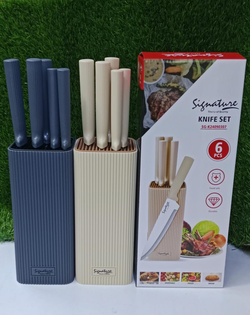 Signature 6-pcs knife set. 