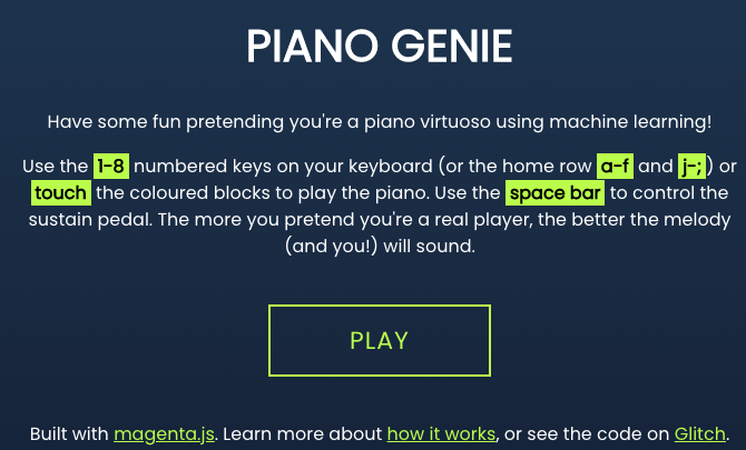 Piano Genie