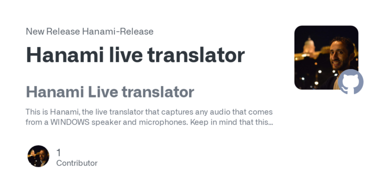 Hanami live translator