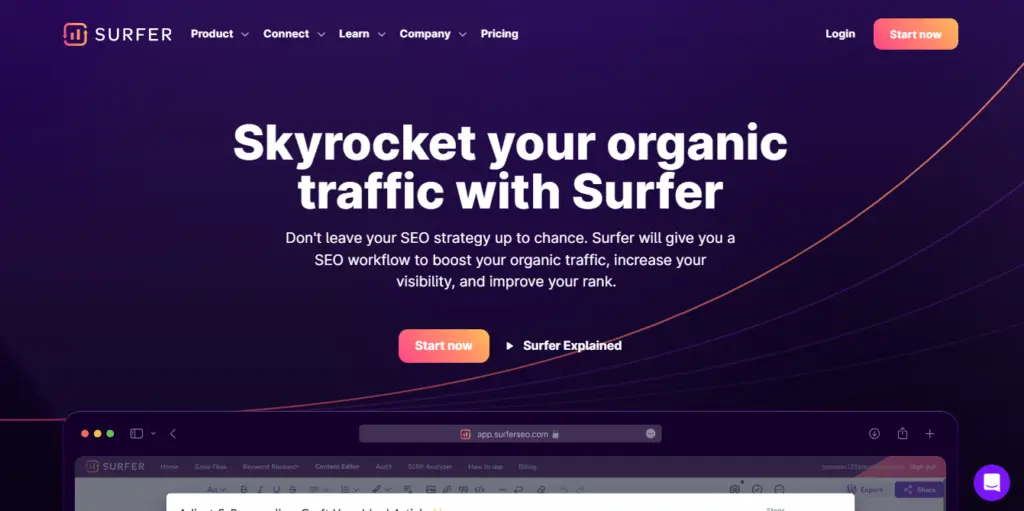 20 Free Top AI Writing Tools 7 Surfer SEO
