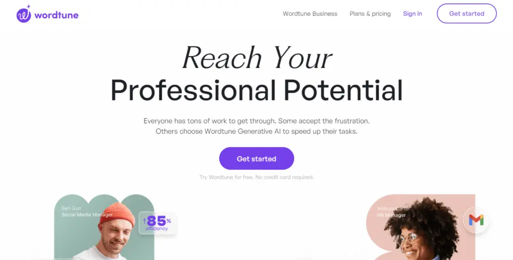 20 Free Top AI Writing Tools 17 Wordtune