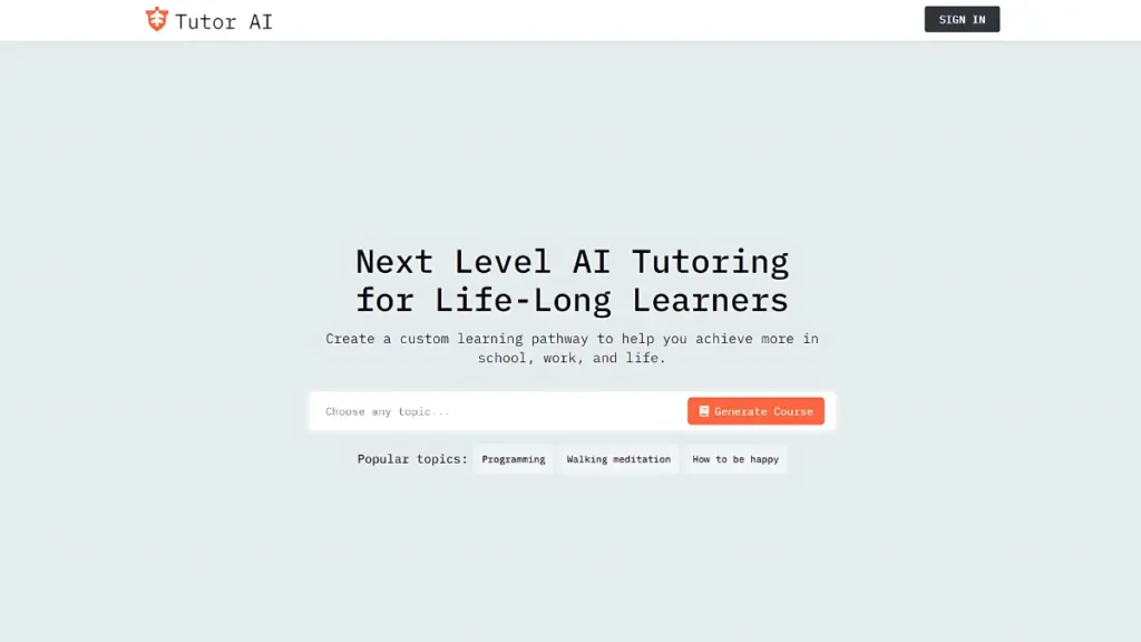 Tutor AI